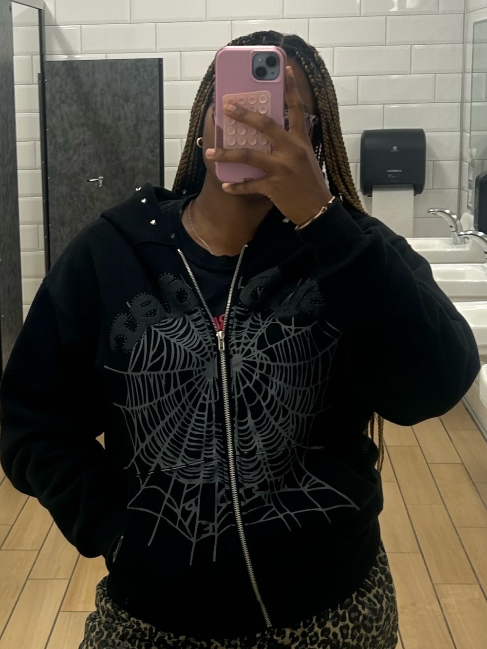 Sp4der black hoodie